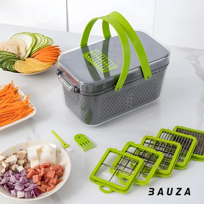 22 Pcs Multifunctional Veggie & Fruit Slicer – Vegetable Cutter & Grater Set